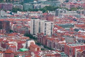 vue sur la ville depuis la ville de bilbao, pays basque, espagne, destinations de voyage photo