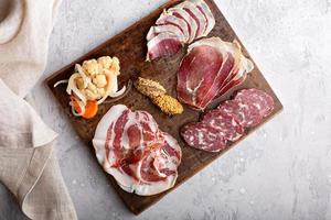 planche charcuterie viande photo