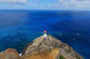 phare de makapuu point au large d'oahu, hawaii photo