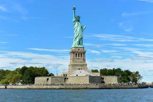 la statue de la liberté du port de la liberté. photo