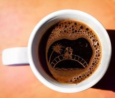 photo d'un couple au café