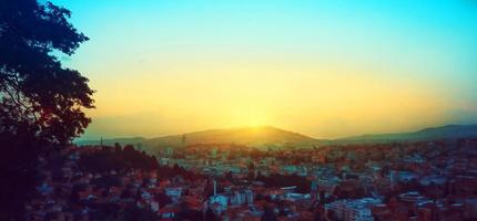 vue du ciel de sarajevo photo