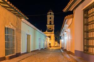 clocher du couvent de san francisco de asis à trinidad, cuba. photo