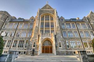 bâtiment de l'université de georgetown à washington dc - états-unis photo