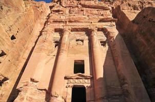 ruines à petra, jordanie photo