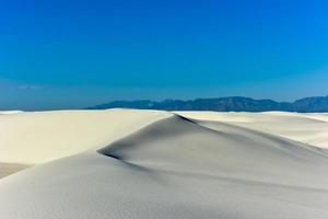 monument national des sables blancs au nouveau mexique. photo