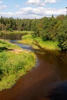 rivière gauja en été photo