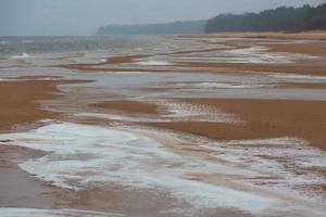 motifs de glace sur glace mince photo