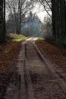 chemin de campagne gravillonné photo