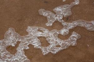 motifs de glace sur glace mince photo