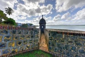 castillo san felipe del morro également connu sous le nom de fort san felipe del morro ou château de morro. c'est une citadelle du XVIe siècle située à san juan puerto rico. photo