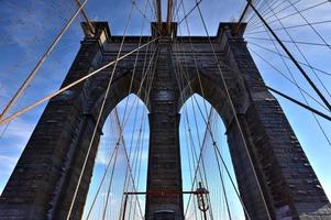 pont de brooklyn, hiver - new york city photo