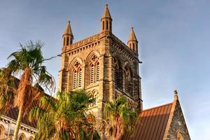 la cathédrale de la très sainte trinité est une cathédrale anglicane située sur la rue de l'église à hamilton, aux bermudes. photo