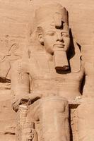 abou simbel à la frontière de l'égypte et du soudan photo