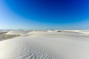 monument national des sables blancs au nouveau mexique. photo