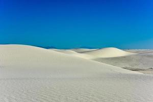 monument national des sables blancs au nouveau mexique. photo