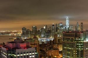 vue sur les toits de la ville de new york photo