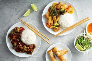 concept de cuisine asiatique photo