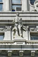 palais de justice de substitution, également connu sous le nom de salle des archives dans le bas de manhattan, new york city, états-unis photo