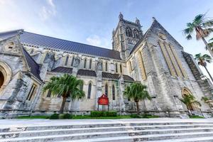 la cathédrale de la très sainte trinité est une cathédrale anglicane située sur la rue de l'église à hamilton, aux bermudes. photo