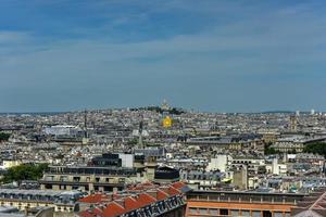 vue du sacre coeur à paris, france depuis le panthéon. photo