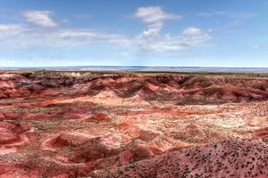 tiponi point dans le parc national de la forêt pétrifiée en arizona. photo