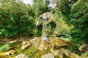 cascade de soroa à pinar del rio, cuba. photo