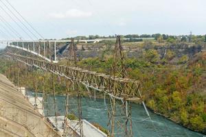 vue des centrales hydroélectriques sir adam beck vues de l'ontario, canada. photo