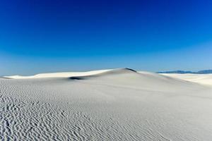 monument national des sables blancs au nouveau mexique. photo