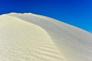 monument national des sables blancs au nouveau mexique. photo