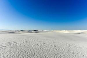 monument national des sables blancs au nouveau mexique. photo