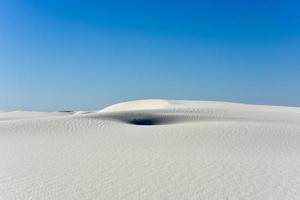 monument national des sables blancs au nouveau mexique. photo