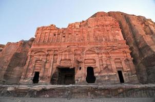 ruines à petra, jordanie photo