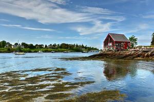 île de bailey dans la baie de casco, maine. photo