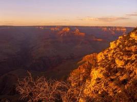 parc national du grand canyon depuis les airs. photo