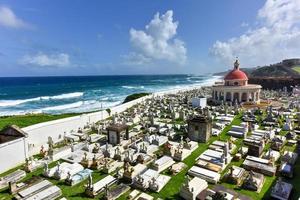 santa maria magdalena de pazzis cimetière de l'époque coloniale situé dans le vieux san juan, porto rico. photo