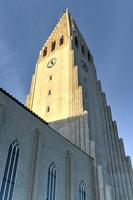 cathédrale hallgrimskirkja à reykjavik, islande, 2022 photo