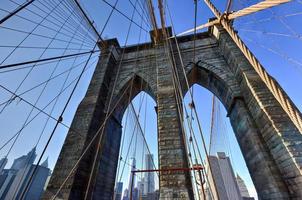 pont de brooklyn, hiver - new york city photo