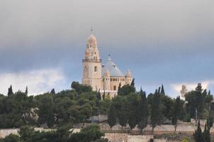 le mont sion et l'abbaye de la dormition, israël photo