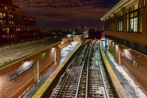 new york city - 24 janvier 2016 - station de métro coney island à new york city. photo