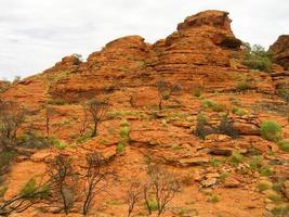 vue panoramique sur kings canyon, centre de l'australie, territoire du nord, australie photo