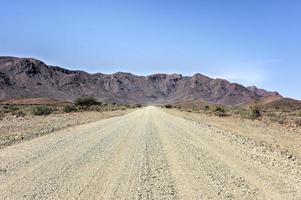 routes de gravier - namibie photo