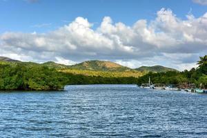 zone de villégiature de la boca dans la région de sanctus spiritus de cuba. photo