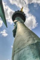 statue de la liberté, torche photo