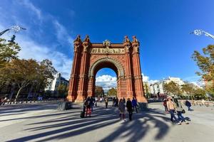 Barcelone, Espagne - 27 novembre 2016 - l'arc de triomphe à Barcelone, Espagne photo