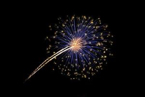 feux d'artifice de la plage de l'île coney photo