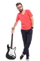 homme avec guitare photo