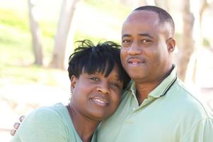 heureux couple afro-américain photo