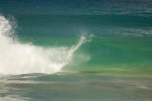 vague de shorebreak spectaculaire photo