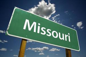 panneau de signalisation du Missouri photo